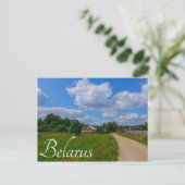 Natuur Landschap Rural Scenery Village Road Briefkaart (Staand voorkant)