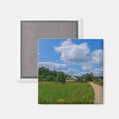 Natuur Landschap Rural Scenery Village Road Magneet (Voorkant / Achterkant)