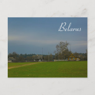 Natuur Landschap Rural Scenery Village Road Postca Briefkaart