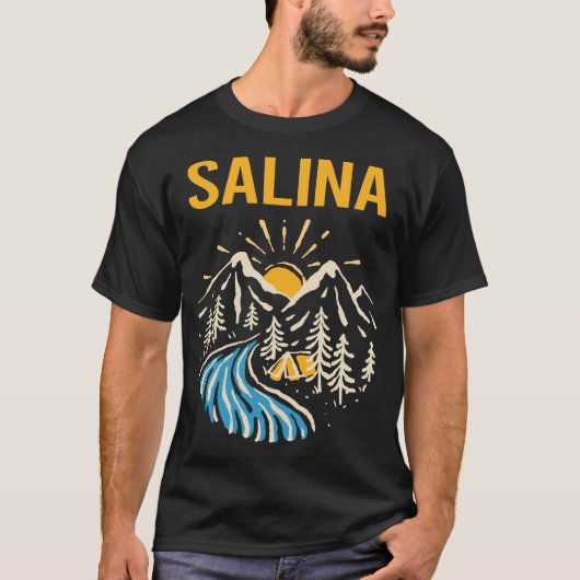 Natuur Landschap Salina T-shirt (Voorkant)