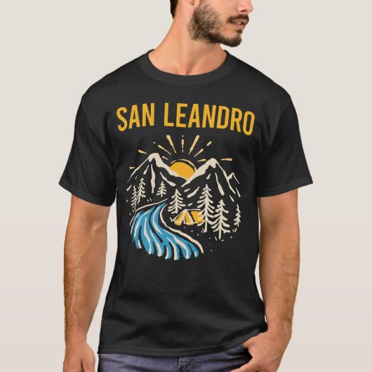 Natuur Landschap San Leandro T-shirt (Voorkant)