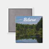 Natuur Landschap Sceneras Canal Sky Belarus Magneet (Voorkant / Achterkant)