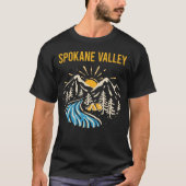 Natuur Landschap Spokane Valley T-shirt (Voorkant)