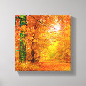 Natuur Landschap Vermont Autumn Canvas Afdruk (Voorkant)