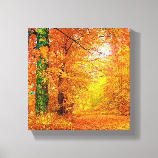 Natuur Landschap Vermont Autumn Canvas Afdruk (Voorkant)