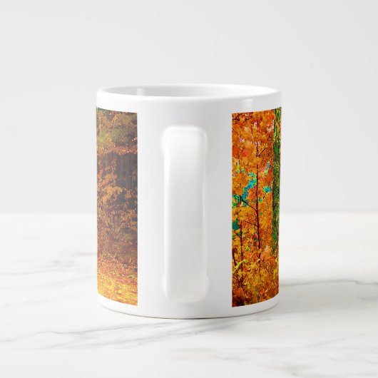 Natuur Landschap Vermont Autumn Grote Koffiekop (Achterkant)