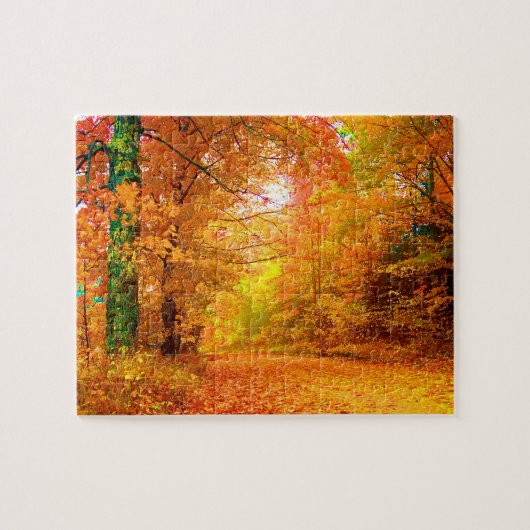 Natuur Landschap Vermont Autumn Legpuzzel (Horizontaal)