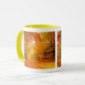 Natuur Landschap Vermont Autumn Mok (Voorkant links)