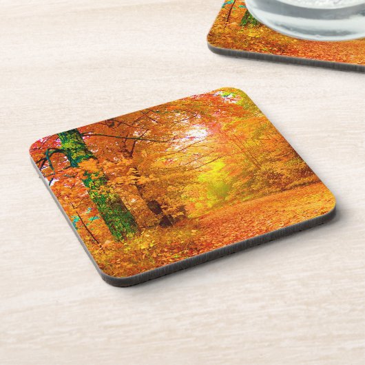 Natuur Landschap Vermont Autumn Onderzetter (Linkerzijde)