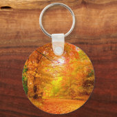 Natuur Landschap Vermont Autumn Sleutelhanger (Voorkant)