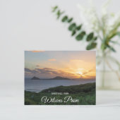 Natuur landschapsfoto Sunset Summer Ocean Briefkaart (Staand voorkant)