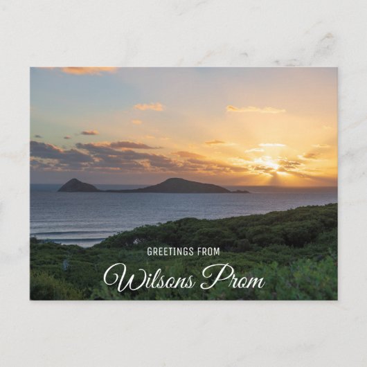 Natuur landschapsfoto Sunset Summer Ocean Briefkaart (Voorkant)