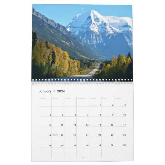 Natuur & Landschapsfotografie 2025 Kalender (Jan 2026)