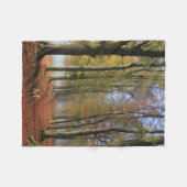 Natuur landschapsfotografie herfstbomen fleece deken (Voorkant (Horizontaal))