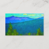 natuur landschapskunst in berggebieden visitekaartje (Achterkant)