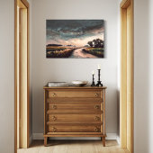 Natuur landschapskunstwerk | rollend Storm Canvas Afdruk