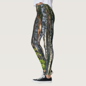 Natuur Landschapslandschap Bosboombossen Leggings (Links)