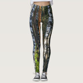 Natuur Landschapslandschap Bosboombossen Leggings (Voorkant)
