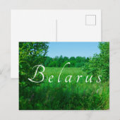Natuur Landschapslandschap Groen Veldbos Briefkaart (Voorkant / Achterkant)