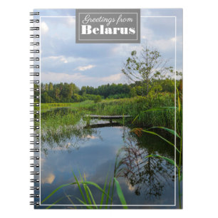 Natuur Landschapslandschap Meer van groeten Wit-Ru Notitieboek
