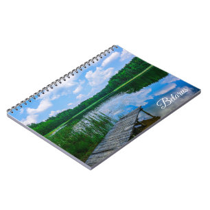 Natuur Landschapslandschap Rural Belarus Lake Fore Notitieboek
