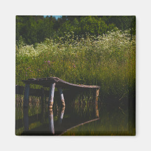 Natuur landschapslandschapslandschap Oude Pond Pie Magneet