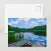 Natuur Landschapslandschapsmeer Sky Belarus Briefk Briefkaart (Voorkant / Achterkant)