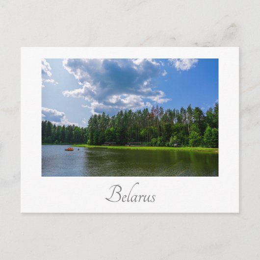 Natuur Landschapslandschapsmeer Sky Belarus Briefk Briefkaart (Voorkant)