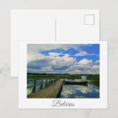Natuur Landschapslandschapsmeer Sky Belarus Briefk Briefkaart (Voorkant / Achterkant)