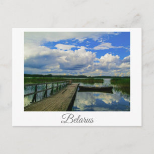 Natuur Landschapslandschapsmeer Sky Belarus Briefk Briefkaart