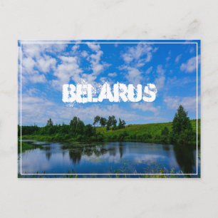 Natuur Landschapslandschapsmeer Sky Belarus Briefk Briefkaart