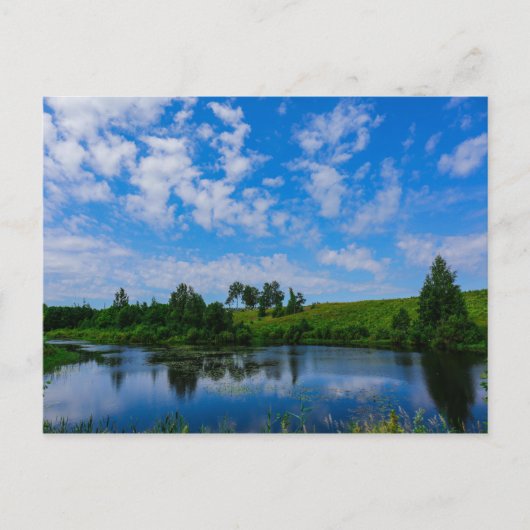 Natuur Landschapslandschapsmeer Sky Belarus Briefk Briefkaart (Voorkant)