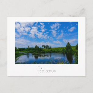 Natuur Landschapslandschapsmeer Sky Belarus Briefk Briefkaart
