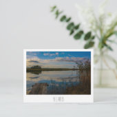 Natuur Landschapslandschapsmeer Sky Belarus Briefk Briefkaart (Staand voorkant)