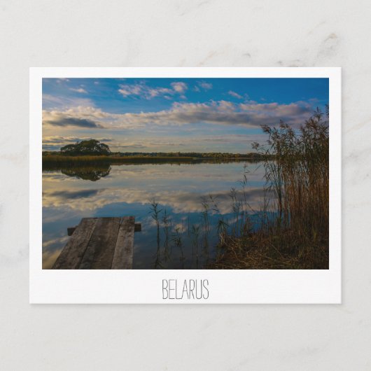 Natuur Landschapslandschapsmeer Sky Belarus Briefk Briefkaart (Voorkant)