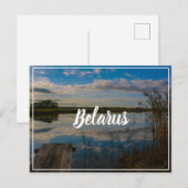 Natuur Landschapslandschapsmeer Sky Belarus Briefk Briefkaart (Voorkant / Achterkant)