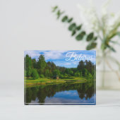 Natuur landschapslandschapsmeer Sky Belarus Briefkaart (Staand voorkant)