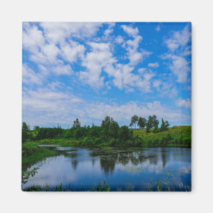 Natuur landschapslandschapsmeer Sky Belarus  Magneet