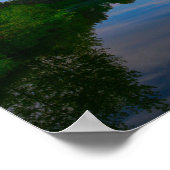 Natuur landschapslandschapsmeer Sky Belarus Poster (Hoek)