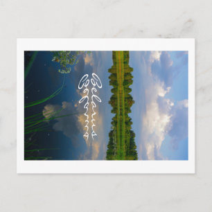 Natuur Landschapslandschapsmeer Wit-Russisch Brief Briefkaart