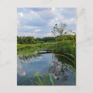 Natuur Landschapslandschapsmeer Wit-Russisch Brief Briefkaart