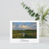 Natuur Landschapslandschapsmeer Wit-Russisch Brief Briefkaart (Staand voorkant)