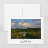Natuur Landschapslandschapsmeer Wit-Russisch Brief Briefkaart (Voorkant / Achterkant)