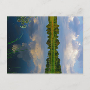Natuur Landschapslandschapsmeer Wit-Russisch Brief Briefkaart