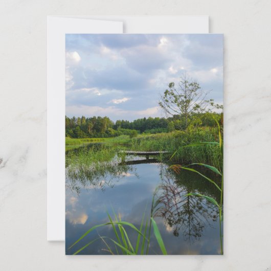 Natuur Landschapslandschapsmeer Wit-Russische plat (Voorkant)