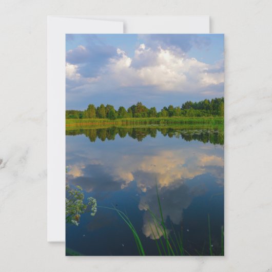 Natuur Landschapslandschapsmeer Wit-Russische plat (Voorkant)