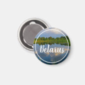 Natuur Landschapsmeer Sky Belarus Magnet (Voorkant / Achterkant)