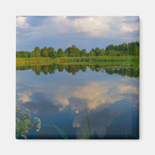 Natuur Landschapsmeer Sky Belarus Magnet