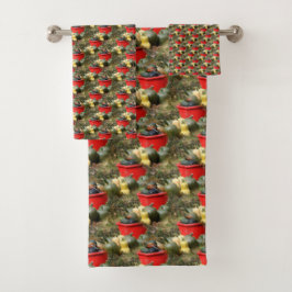 Natuur landtuinkanaalpatroon bad handdoek