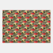 Natuur landtuinkanaalpatroon inpakpapier vel (Voorkant 3)